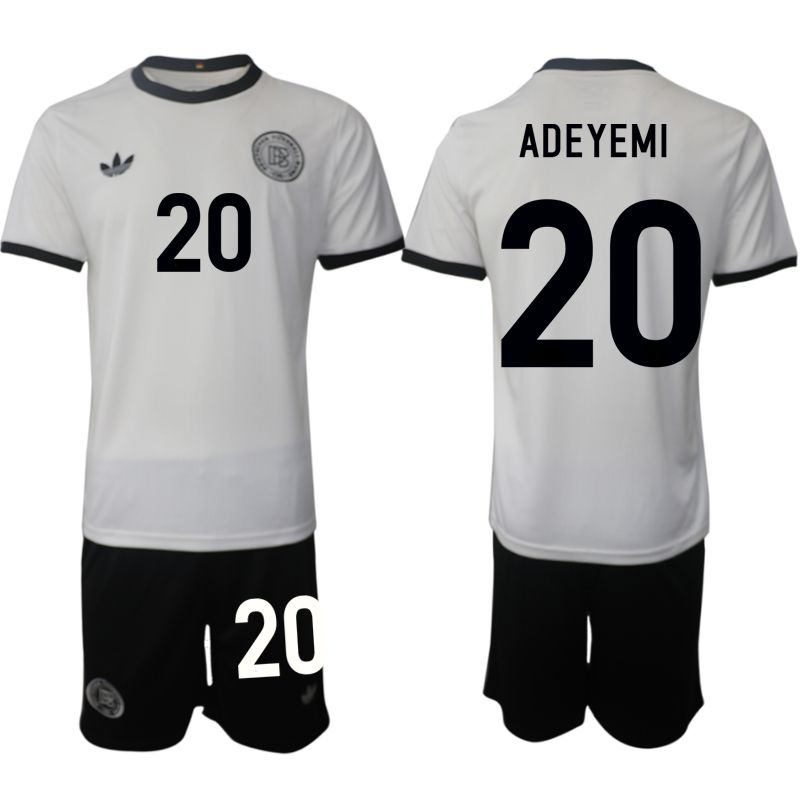 Men 2025-2026 Season Germany home white #20 Soccer Jersey->germany jersey->Soccer Country Jersey